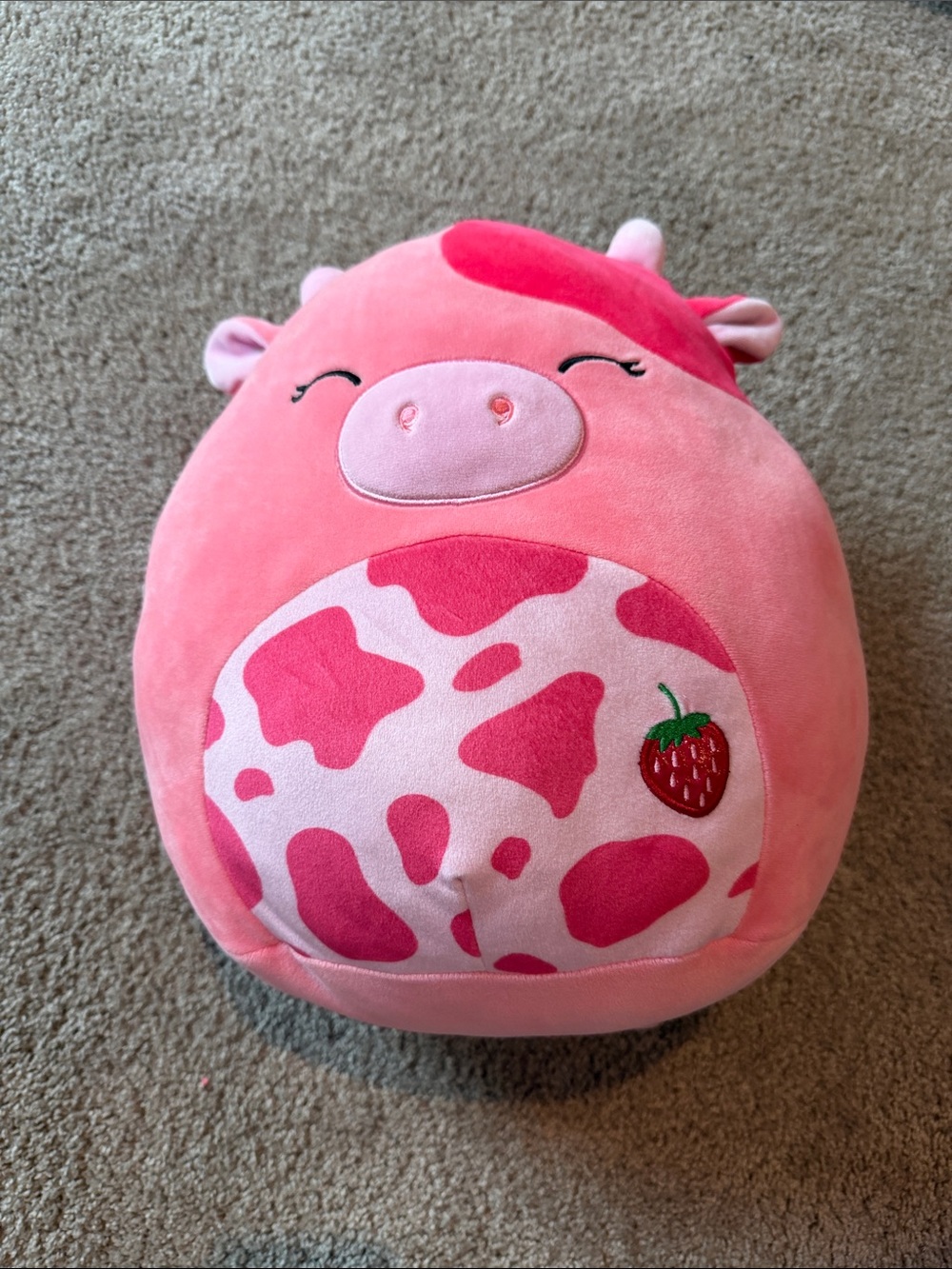 RARE Calynda the Strawberry Cow Squishmallow!! In great condition. 🤍